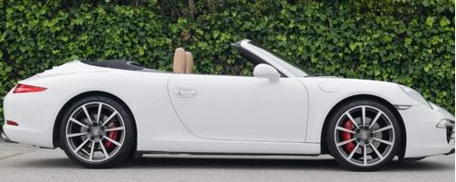 White 2013 Porsche 911 911 Carrera S Cabriolet