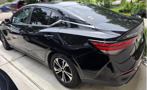 Black 2021 Nissan Sentra SV