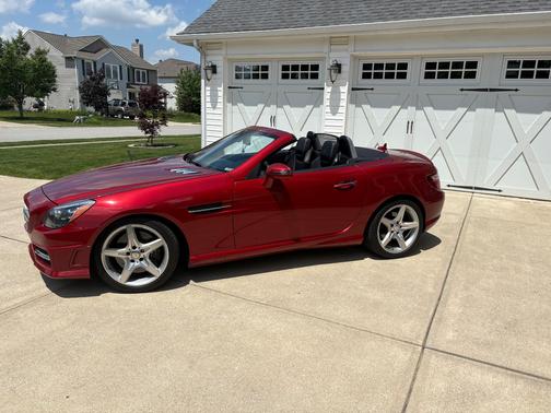 Red 2016 Mercedes-Benz SLK-Class SLK 300