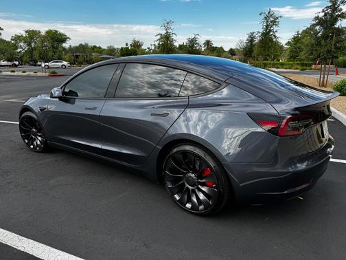 Gray 2023 Tesla Model 3 Performance
