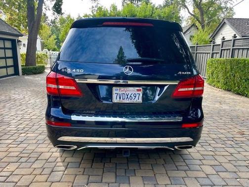 Blue 2017 Mercedes-Benz GLS 450 4MATIC