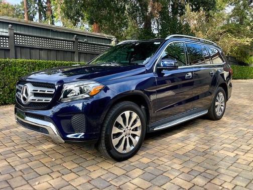Blue 2017 Mercedes-Benz GLS 450 4MATIC