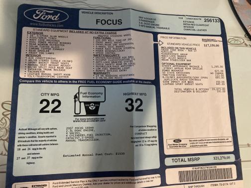 2007 Ford Focus ST