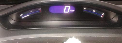 Blue 2009 Honda Civic Hybrid Base