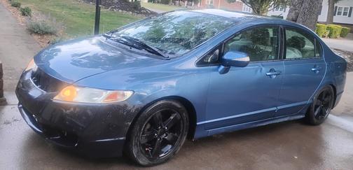 Blue 2009 Honda Civic Hybrid Base
