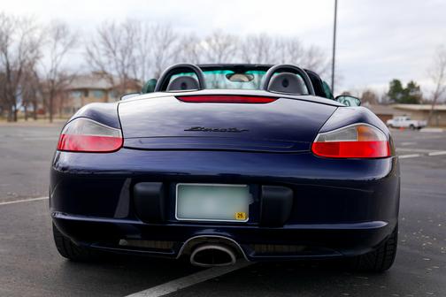 Blue 2003 Porsche Boxster Boxster