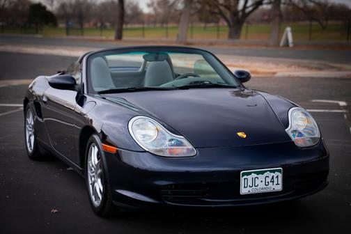 Blue 2003 Porsche Boxster Boxster