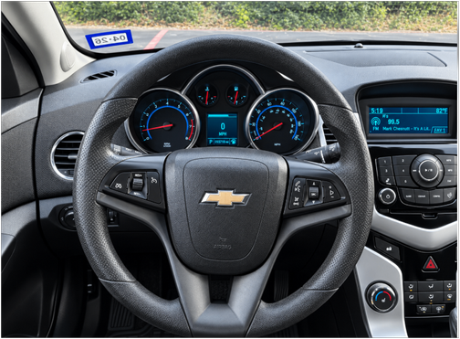 White 2015 Chevrolet Cruze 1LT