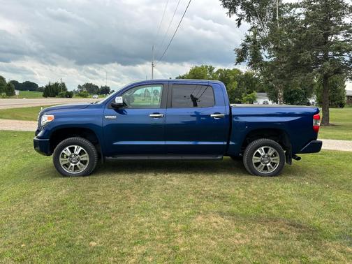 Blue 2014 Toyota Tundra Platinum
