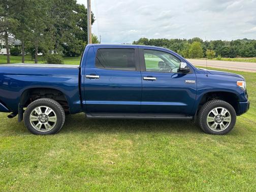 Blue 2014 Toyota Tundra Platinum