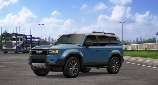 Blue 2026 Toyota Land Cruiser Base