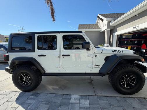 White 2025 Jeep Wrangler Willys