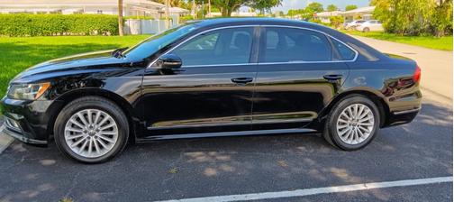 Black 2016 Volkswagen Passat 1.8T SE