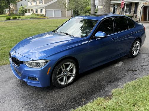 Blue 2016 BMW 340 i xDrive