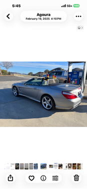 Silver 2014 Mercedes-Benz SL-Class SL 550