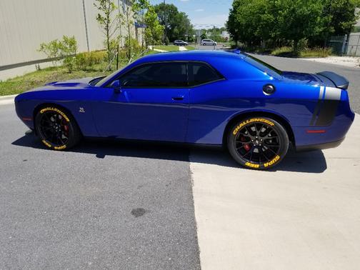 Blue 2018 Dodge Challenger R/T Scat Pack