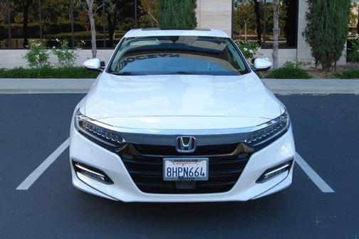 White 2019 Honda Accord Hybrid Touring