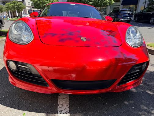 Red 2009 Porsche Cayman Cayman S