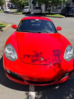 Red 2009 Porsche Cayman Cayman S
