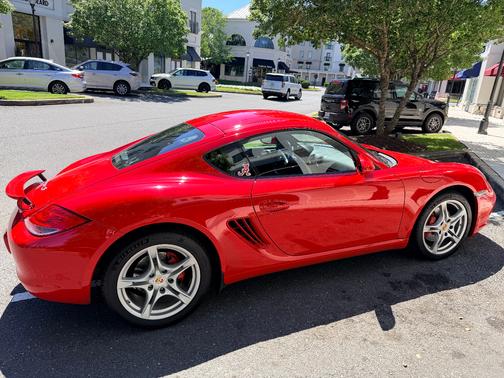 Red 2009 Porsche Cayman Cayman S