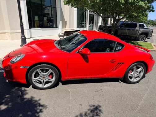 Red 2009 Porsche Cayman Cayman S