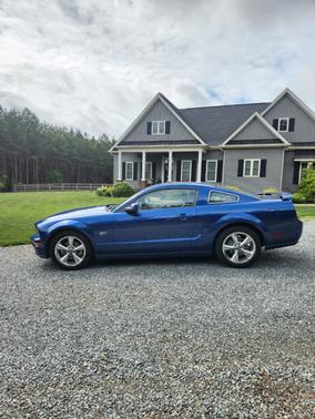 Blue 2006 Ford Mustang GT