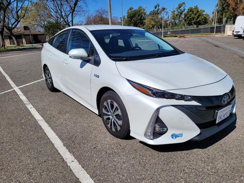White 2021 Toyota Prius Prime Limited