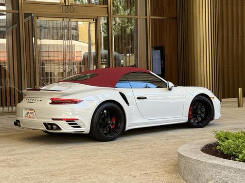 White 2019 Porsche 911 911 Turbo S Cabriolet