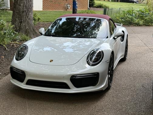 White 2019 Porsche 911 911 Turbo S Cabriolet