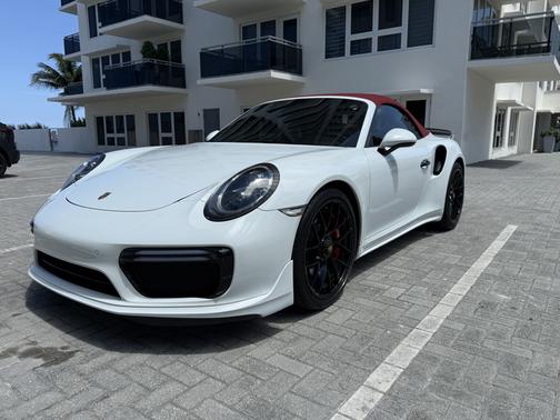 White 2019 Porsche 911 911 Turbo S Cabriolet