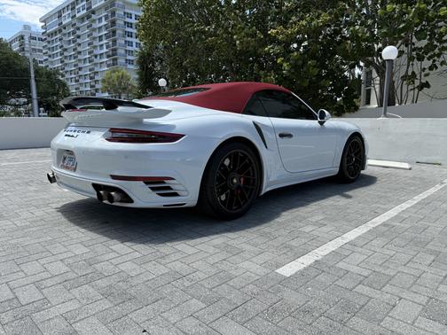 White 2019 Porsche 911 911 Turbo S Cabriolet