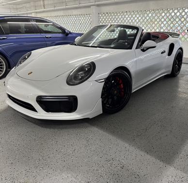 White 2019 Porsche 911 911 Turbo S Cabriolet