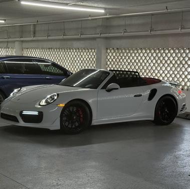 White 2019 Porsche 911 911 Turbo S Cabriolet