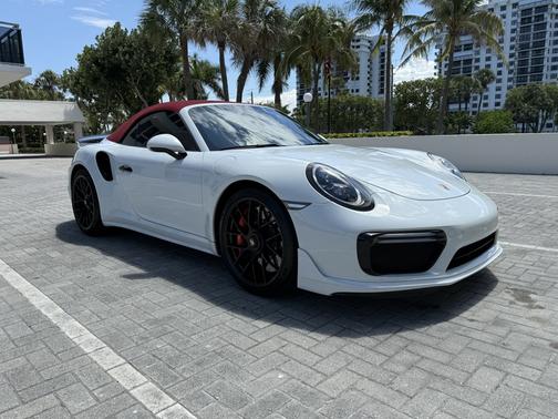 White 2019 Porsche 911 911 Turbo S Cabriolet