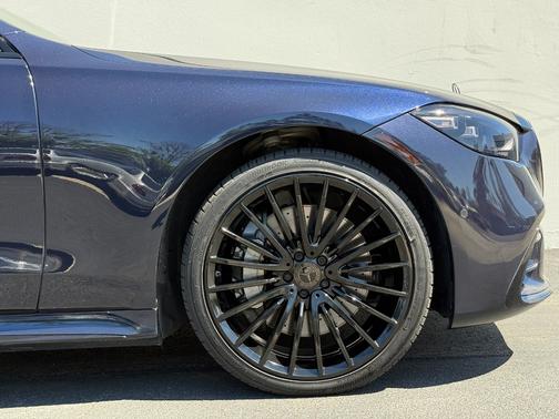 Blue 2022 Mercedes-Benz S-Class S 500 4MATIC