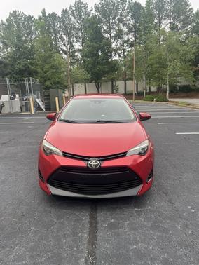 Red 2017 Toyota Corolla LE