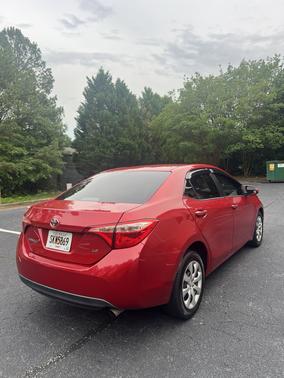 Red 2017 Toyota Corolla LE