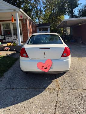 White 2008 Pontiac G6 Base