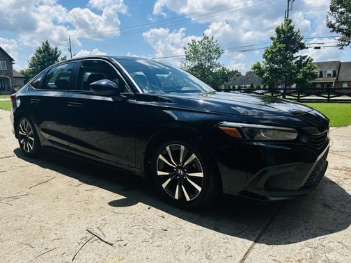Black 2022 Honda Civic EX