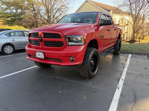 Red 2017 RAM 1500 Tradesman