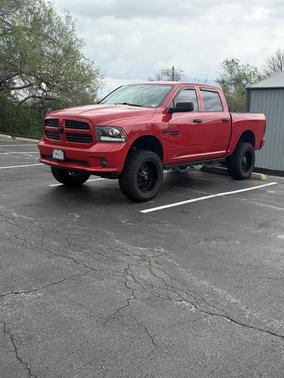 Red 2017 RAM 1500 Tradesman