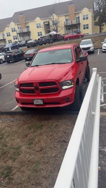 Red 2017 RAM 1500 Tradesman