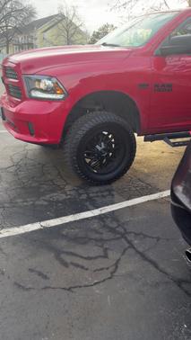 Red 2017 RAM 1500 Tradesman