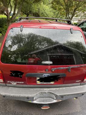 Red 2001 Ford Explorer XLT