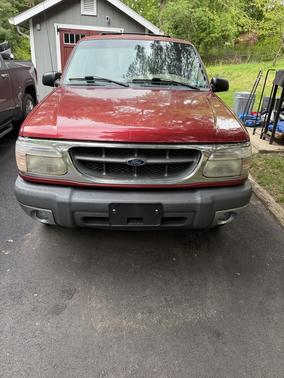 Red 2001 Ford Explorer XLT