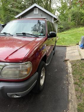 Red 2001 Ford Explorer XLT