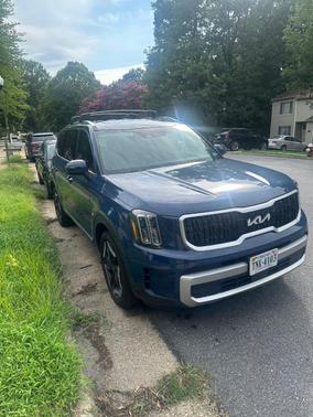 Blue 2024 Kia Telluride EX