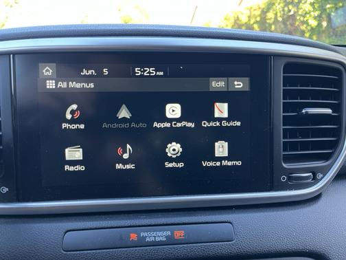Gray 2021 Kia Sportage LX