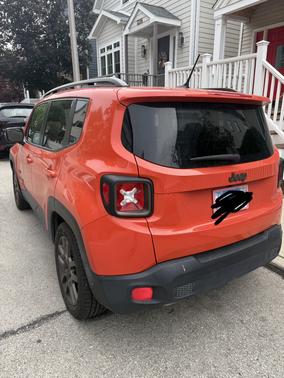 Orange 2016 Jeep Renegade Latitude