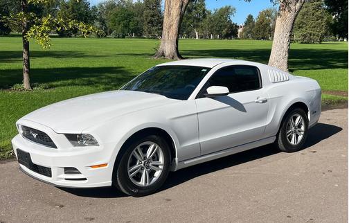 White 2014 Ford Mustang V6